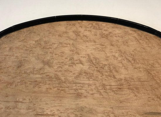 Ebonised Wood & Chrome Tray, France, 1930s-BA-803680