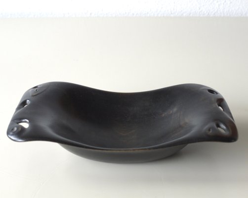 Ebonized Wood Bowl by Willem Rädecker, 1920s-MB-565664