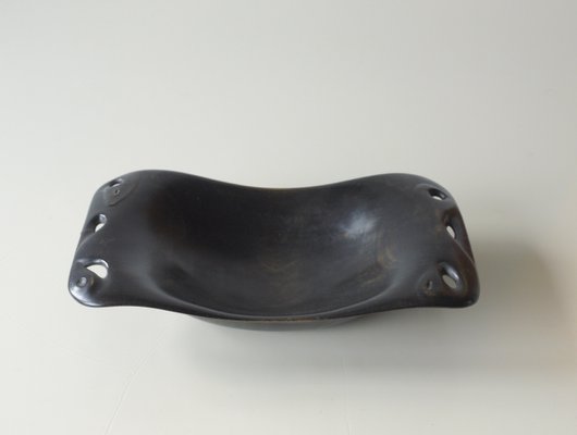 Ebonized Wood Bowl by Willem Rädecker, 1920s-MB-565664