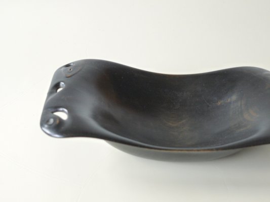 Ebonized Wood Bowl by Willem Rädecker, 1920s-MB-565664