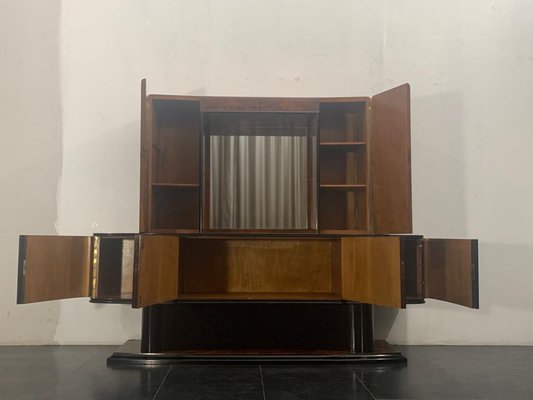 Ebony and Burr Sideboard, 1930s-IJR-859459