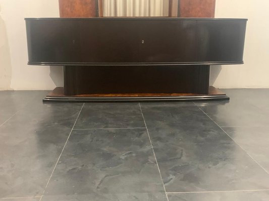 Ebony and Burr Sideboard, 1930s-IJR-859459