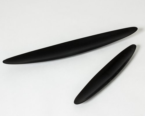 Ebony Bowl by Johnny Mattsson, 1950s-NL-1728549