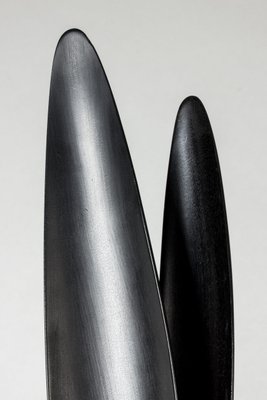 Ebony Bowl by Johnny Mattsson, 1950s-NL-1728549