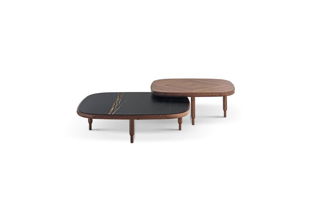 ECKIG - SIDE & COFFEE TABLE by Porada