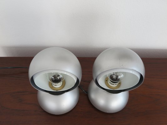 Eclisse Table Lamps by Vico Magistretti for Artemide, 1960s, Set of 2-CC-1637453