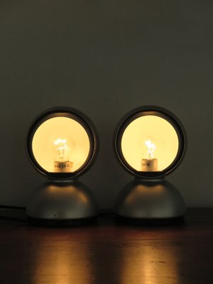 Eclisse Table Lamps by Vico Magistretti for Artemide, 1960s, Set of 2-CC-1637453