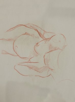 Edoardo Avellino, Laying Liana Figure, 2020, Drawing on Paper-PPI-1819854