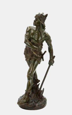 Edouard Drouot, the Gallic Warlord Vercingetorix, 1915, Bronze-TPH-2018475