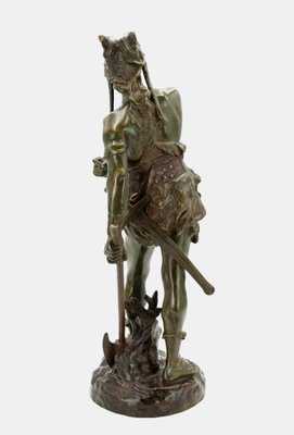 Edouard Drouot, the Gallic Warlord Vercingetorix, 1915, Bronze-TPH-2018475