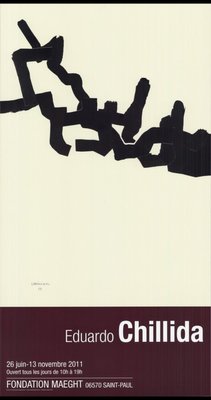 Eduardo Chillida, Abstract Composition Exhibition Poster, Offset Lithograph, 2011-NRC-1822074