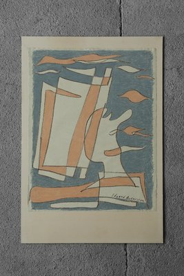 Edvard Andersson, Composition, 1950s, Pastel Drawing-ZAA-1756517