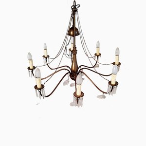 Edwardian Style Brass Chandelier-EAI-782229