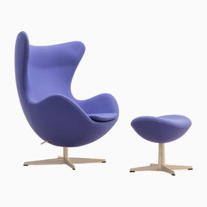 Egg Chair by Arne Jacobsen for Fritz Hansen, 2014, Set of 2-WXK-2021637