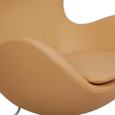 Egg Chair in Nature Nevada Aniline Leather by Arne Jacobsen for Fritz Hansen, 2000s-MTD-1746779