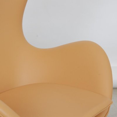 Egg Chair in Nature Nevada Aniline Leather by Arne Jacobsen for Fritz Hansen, 2000s-MTD-1746779