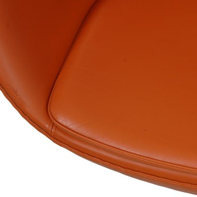 Egg Chair in Original Cognac Leather by Arne Jacobsen, 2000s-MTD-1769498