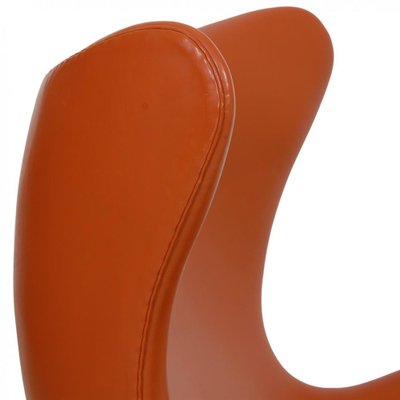 Egg Chair in Original Cognac Leather by Arne Jacobsen, 2000s-MTD-1769498