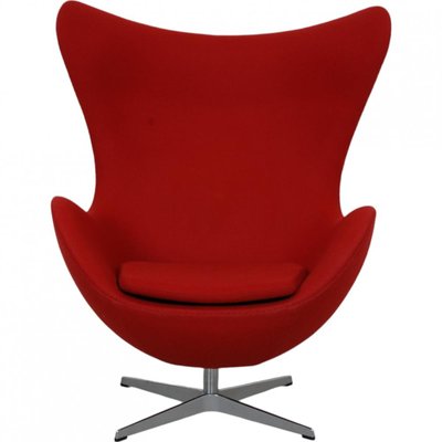 Egg Chair in Red Fabric by Arne Jacobsen-MTD-2017020