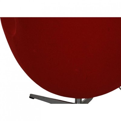 Egg Chair in Red Fabric by Arne Jacobsen-MTD-2017020