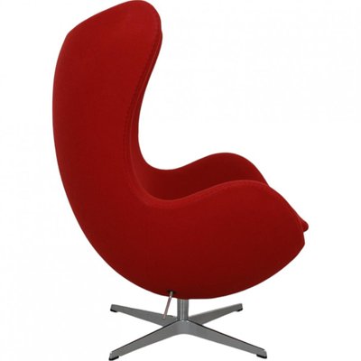 Egg Chair in Red Fabric by Arne Jacobsen-MTD-2017020