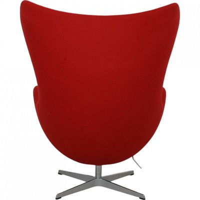 Egg Chair in Red Fabric by Arne Jacobsen-MTD-2017020