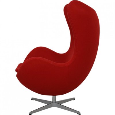 Egg Chair in Red Fabric by Arne Jacobsen-MTD-2017020