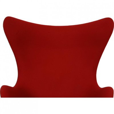 Egg Chair in Red Fabric by Arne Jacobsen-MTD-2017020