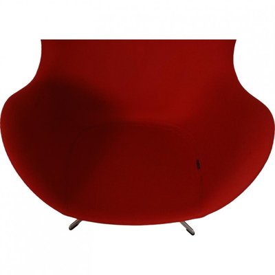 Egg Chair in Red Fabric by Arne Jacobsen-MTD-2017020