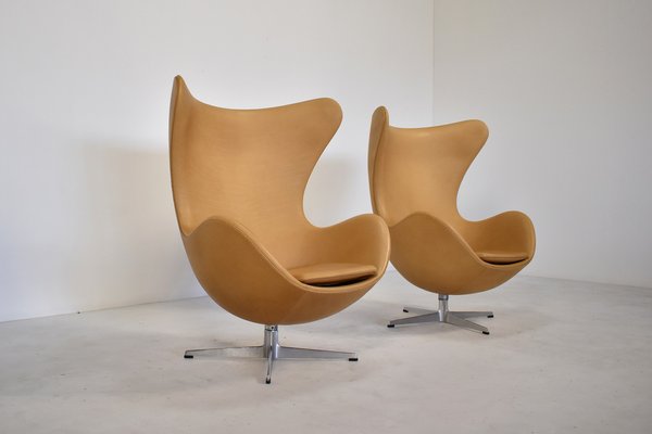 Egg Chairs by Arne Jacobsen for Fritz Hansen, 1960s, Set of 2-TEA-1384049