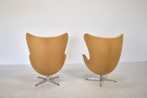 Egg Chairs by Arne Jacobsen for Fritz Hansen, 1960s, Set of 2-TEA-1384049