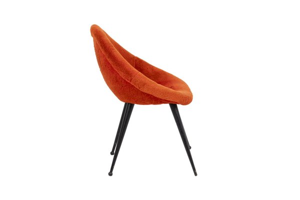 Egg-Shaped Armchair in Black Lacquered Metal, 1950s-CEJ-786126