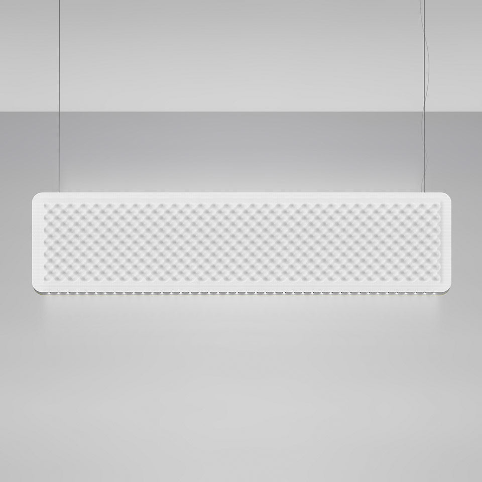 Eggboard Baffle - 1600x400 - Suspension Lamp by Artemide