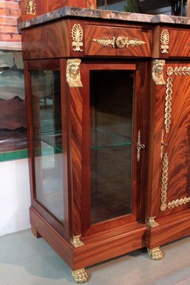 Egyptian Revival Cabinet in Mahogany, 20th Century-RVK-1111656