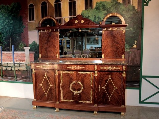 Egyptian Revival Sideboard in Mahogany, 20th Century-RVK-1111661