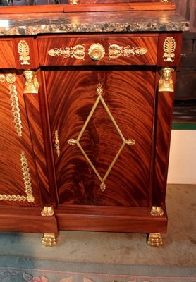 Egyptian Revival Sideboard in Mahogany, 20th Century-RVK-1111661