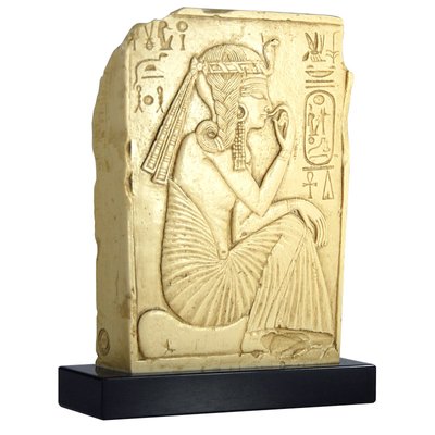 Egyptian Sculpture in Epoxy Resin & Marble-GIW-1196322