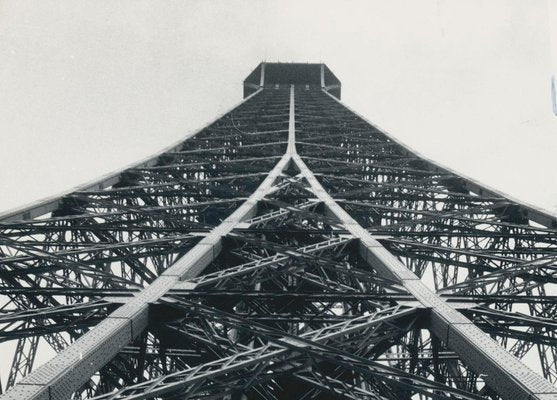 Eiffel Tower, France, 1950s, Black & White Photograph-DYV-1233970