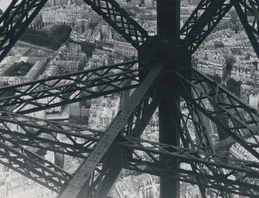 Eiffel Tower, France, 1950s, Black & White Photograph-DYV-1233972