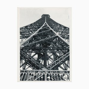 Eiffel Tower, France, 1950s, Black & White Photograph-DYV-1233970