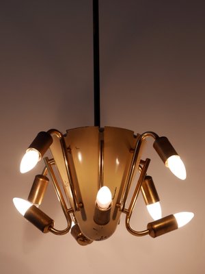 Eight-Armed Sputnik Chandelier or Pendant Lamp, 1950s-WPT-824087