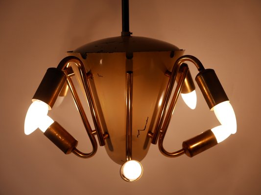 Eight-Armed Sputnik Chandelier or Pendant Lamp, 1950s-WPT-824087