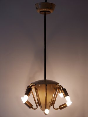 Eight-Armed Sputnik Chandelier or Pendant Lamp, 1950s-WPT-824087