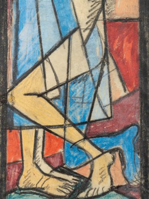 Einar Forseth, Church Window, Colored Sketches on Paper, Set of 2-GPP-1248851