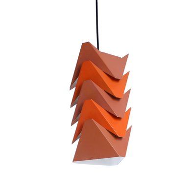 Ekko Metal Pendant Lamp by Louis Weisdorf for Lyfa, 1970s-XT-1393887