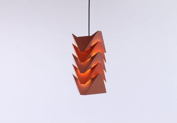 Ekko Metal Pendant Lamp by Louis Weisdorf for Lyfa, 1970s-XT-1393887