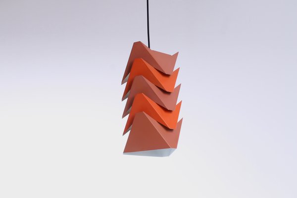 Ekko Metal Pendant Lamp by Louis Weisdorf for Lyfa, 1970s-XT-1393887