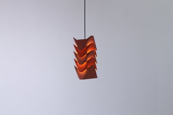 Ekko Metal Pendant Lamp by Louis Weisdorf for Lyfa, 1970s-XT-1393887