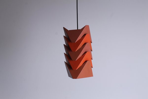 Ekko Metal Pendant Lamp by Louis Weisdorf for Lyfa, 1970s-XT-1393887