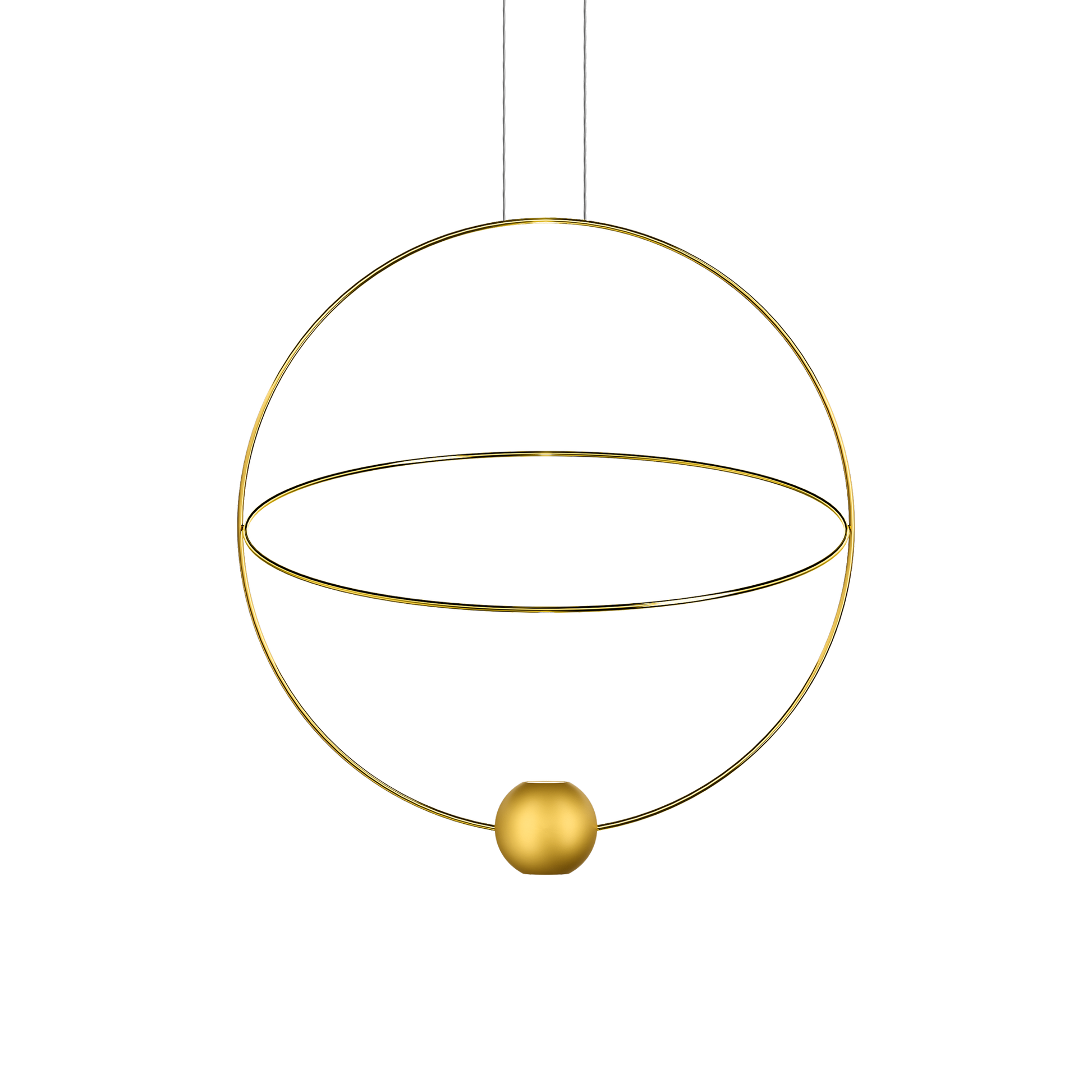 Elara Medium 3000K Pendant Lamp by Lodes #Gold